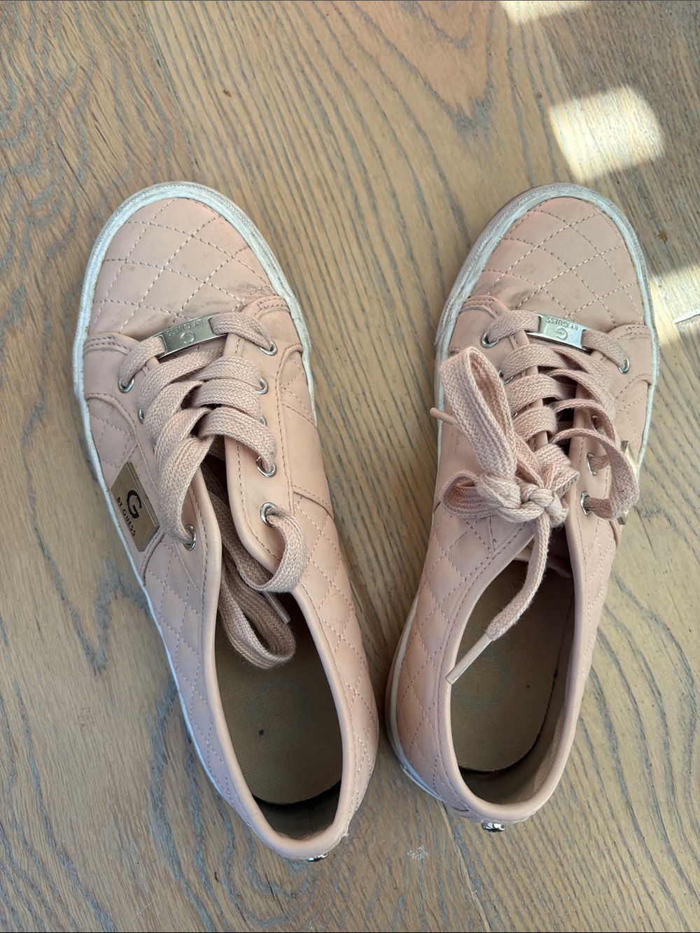 Quilted Blush Women's Sneakers - By guess